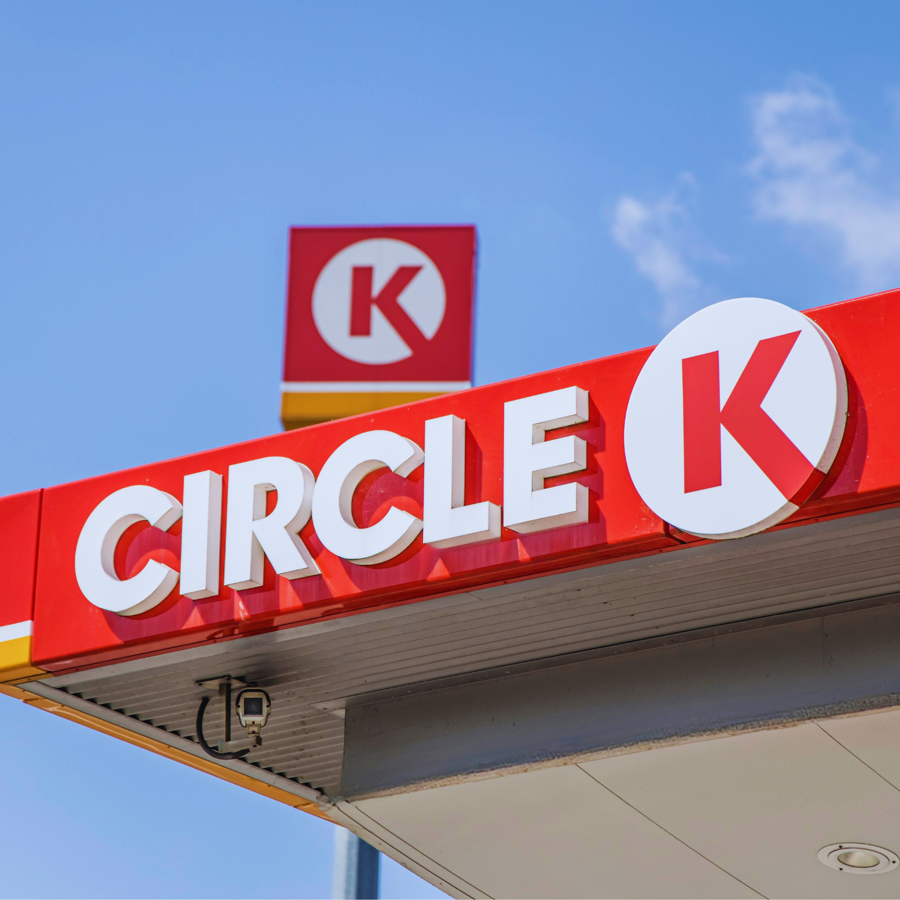Circle K Logo on Gas Station